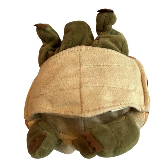 Folkmanis Tortoise Finger Puppet Plush 5" Realistic Pattern & Movable Legs - Picture 5 of 5